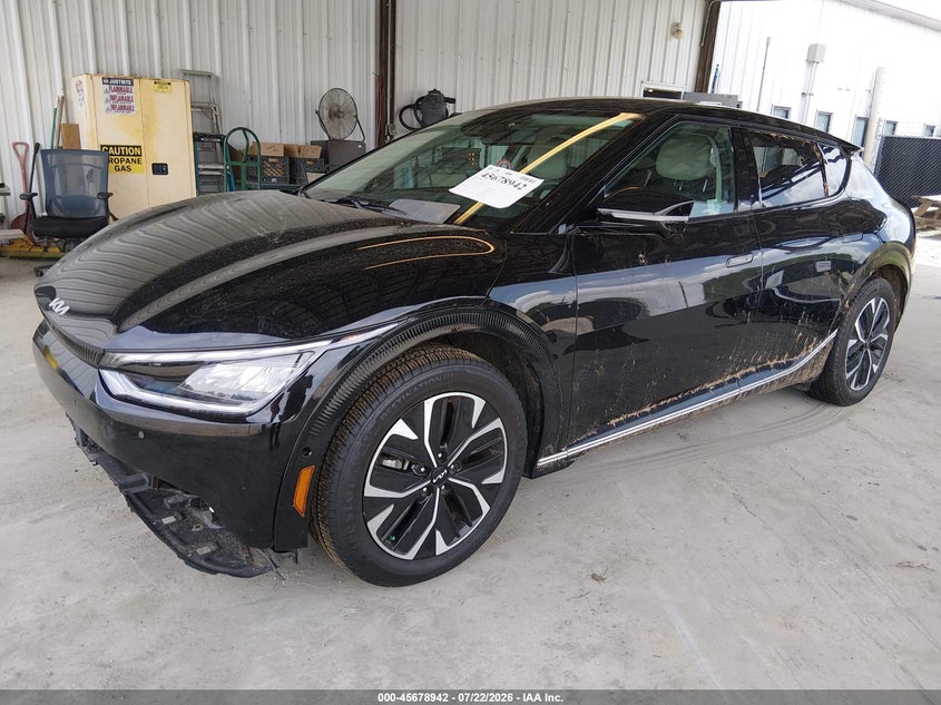 Vin: kndc3dlc8n5068591, lot: 46177551, kia ev6 wind 20222