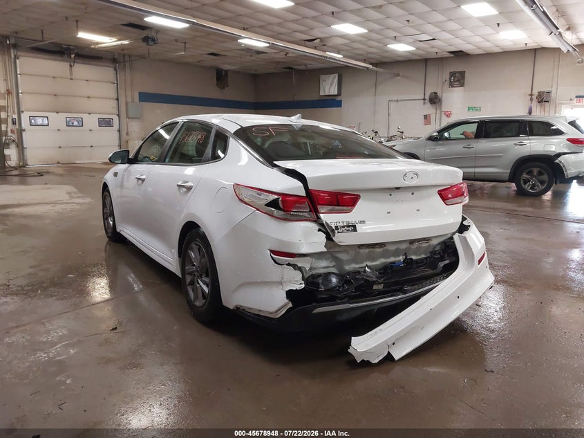 Vin: 5xxgt4l30kg363208, lot: 46177557, kia optima lx 20193