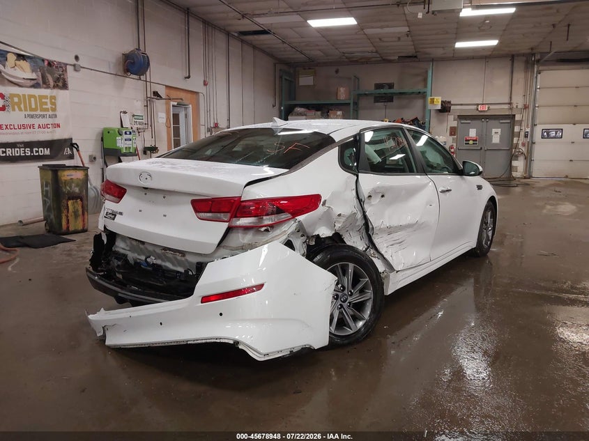 Vin: 5xxgt4l30kg363208, lot: 46177557, kia optima lx 20194