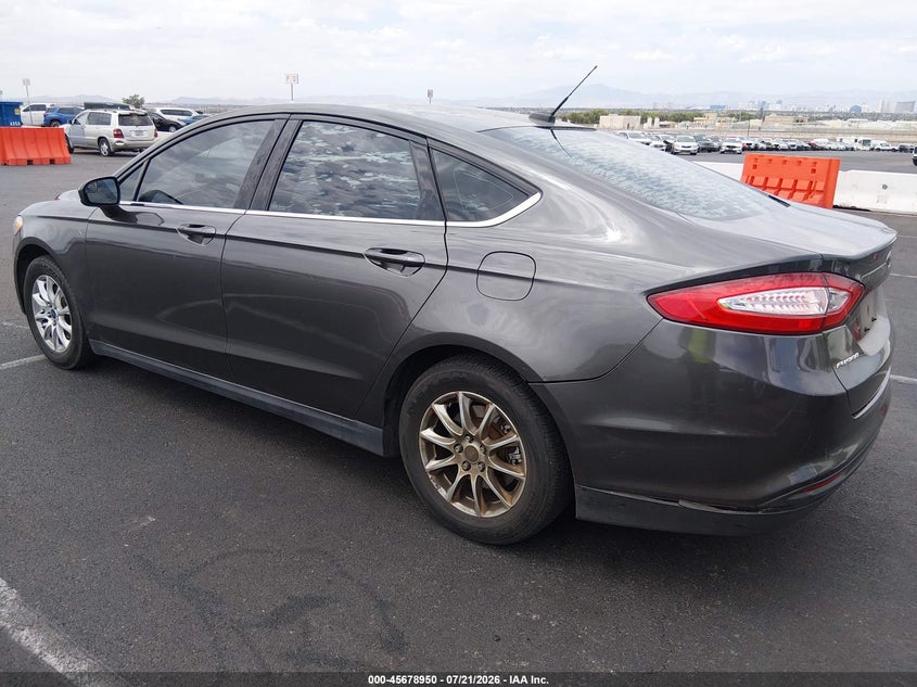 Vin: 3fa6p0g75gr186353, lot: 46177559, ford fusion s 20163