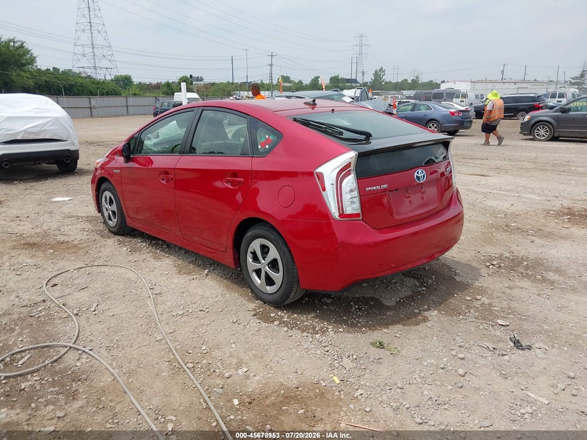 2014 Toyota Prius Three VIN: JTDKN3DU0E0386029 Lot: 45678953