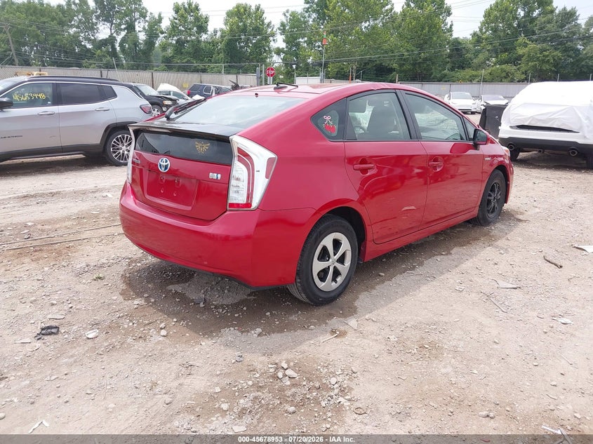 2014 Toyota Prius Three VIN: JTDKN3DU0E0386029 Lot: 45678953