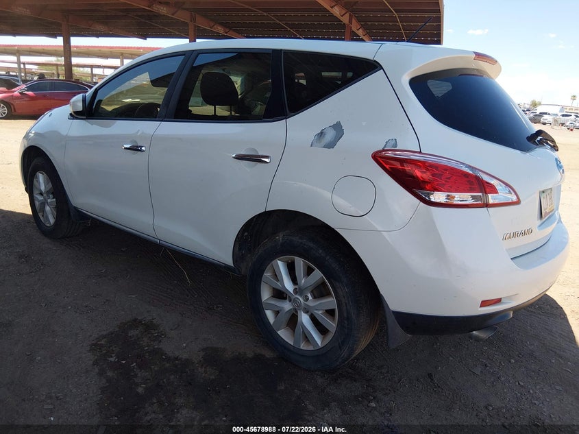 Vin: jn8az1mu4dw210119, lot: 46177597, nissan murano s 20133