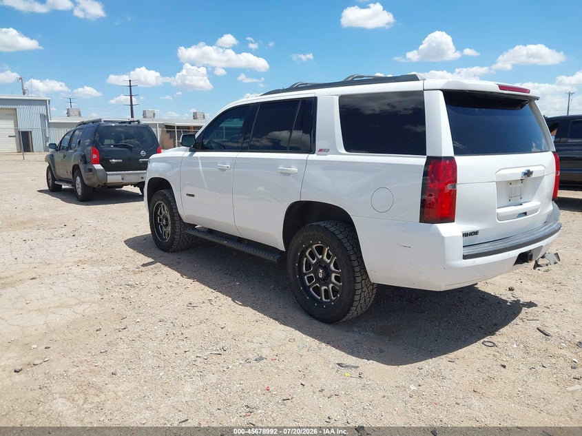 2017 Chevrolet Tahoe Lt VIN: 1GNSKBKC9HR388270 Lot: 45678992