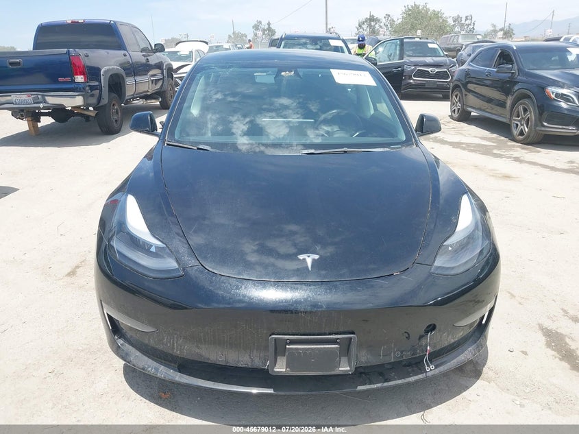 2022 Tesla Model 3 Long Range Dual Motor All-Wheel Drive VIN: 5YJ3E1EB1NF335324 Lot: 45679012