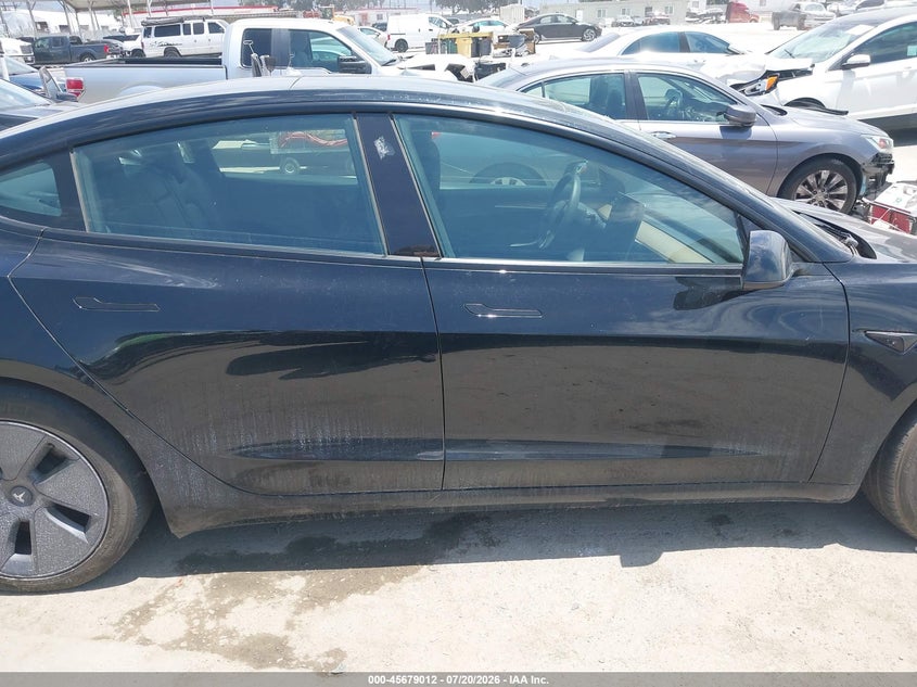 2022 Tesla Model 3 Long Range Dual Motor All-Wheel Drive VIN: 5YJ3E1EB1NF335324 Lot: 45679012