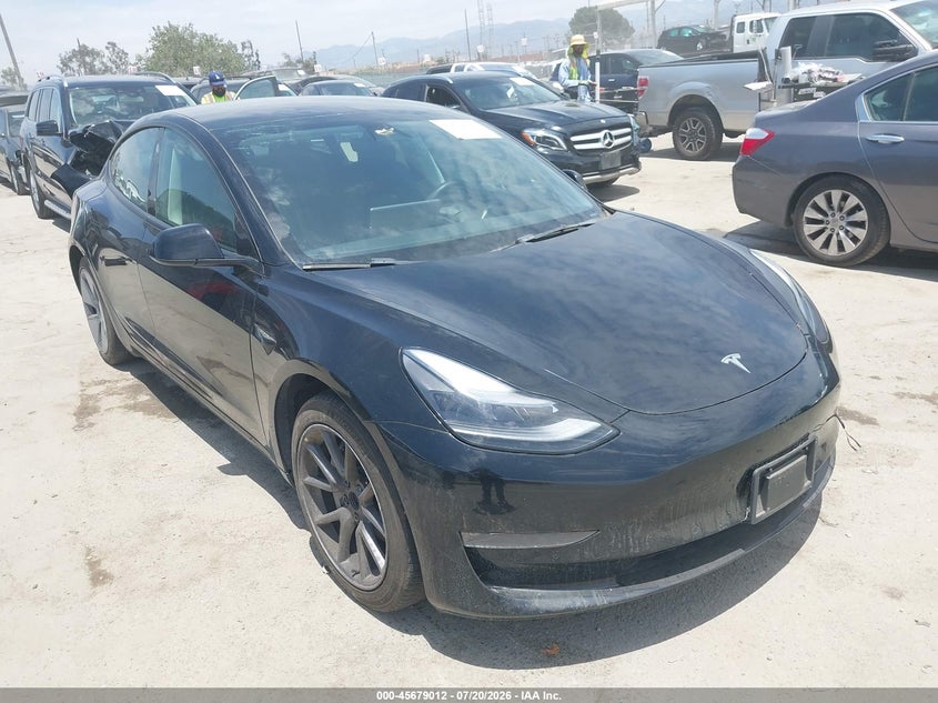 2022 Tesla Model 3 Long Range Dual Motor All-Wheel Drive VIN: 5YJ3E1EB1NF335324 Lot: 45679012