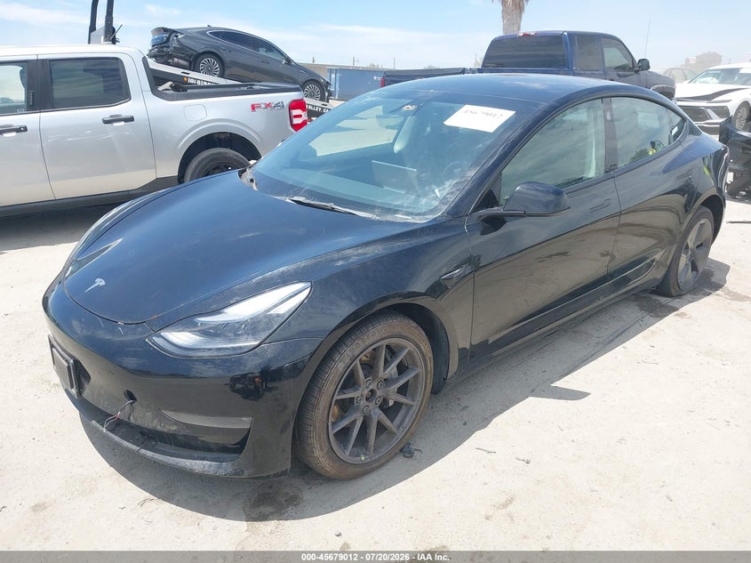 2022 Tesla Model 3 Long Range Dual Motor All-Wheel Drive VIN: 5YJ3E1EB1NF335324 Lot: 45679012