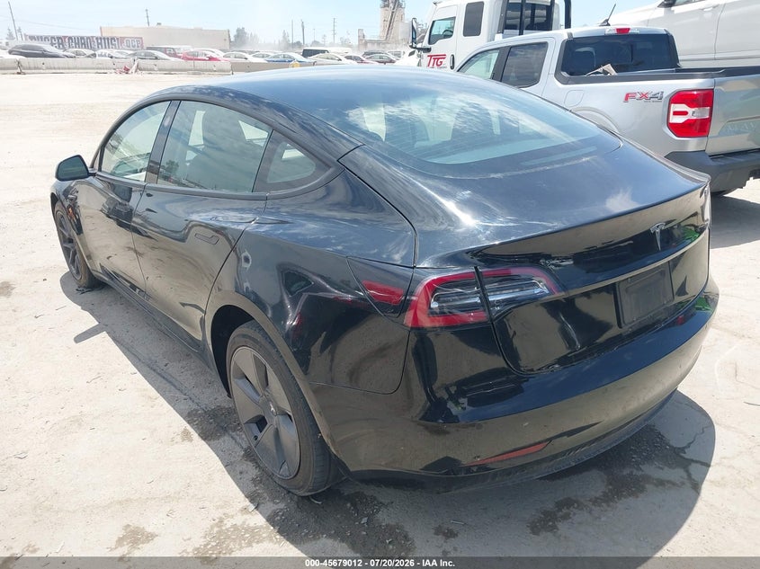 2022 Tesla Model 3 Long Range Dual Motor All-Wheel Drive VIN: 5YJ3E1EB1NF335324 Lot: 45679012