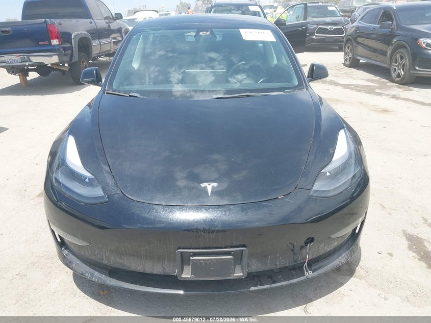 2022 Tesla Model 3 Long Range Dual Motor All-Wheel Drive VIN: 5YJ3E1EB1NF335324 Lot: 45679012