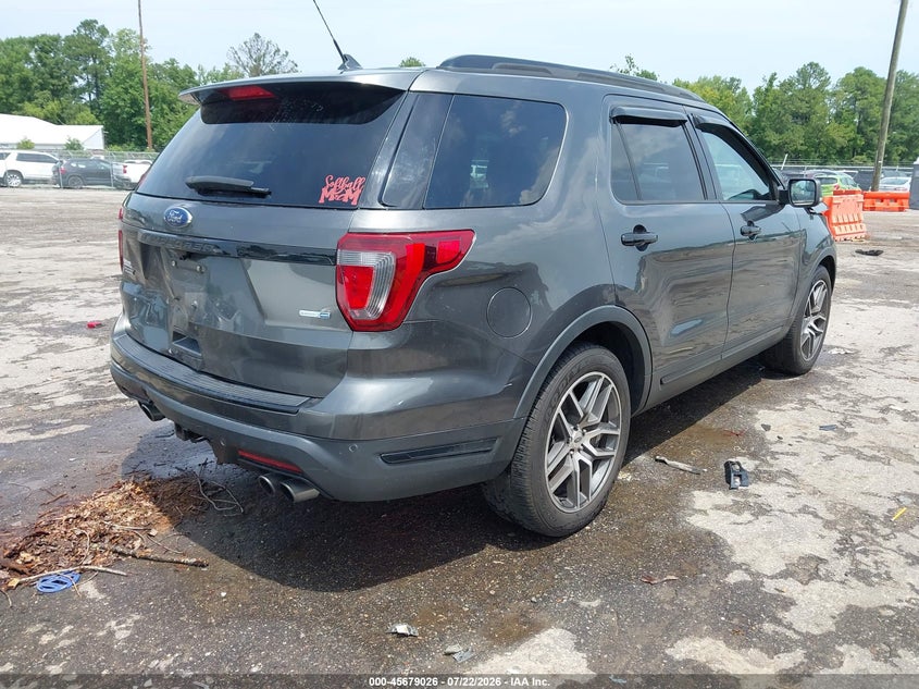 Vin: 1fm5k8gt9jga77131, lot: 46177635, ford explorer sport 20184
