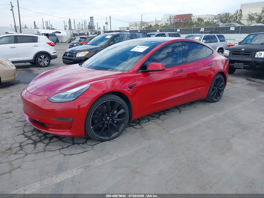 2022 TESLA MODEL 3 auction photo 2