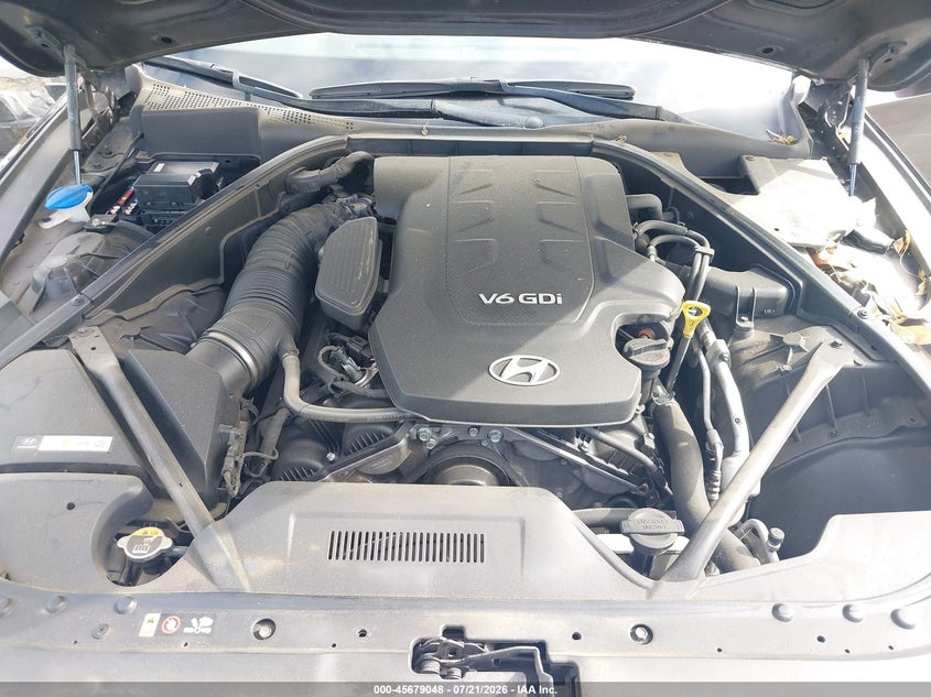 2015 Hyundai Genesis 3.8 VIN: KMHGN4JE0FU047141 Lot: 45679048