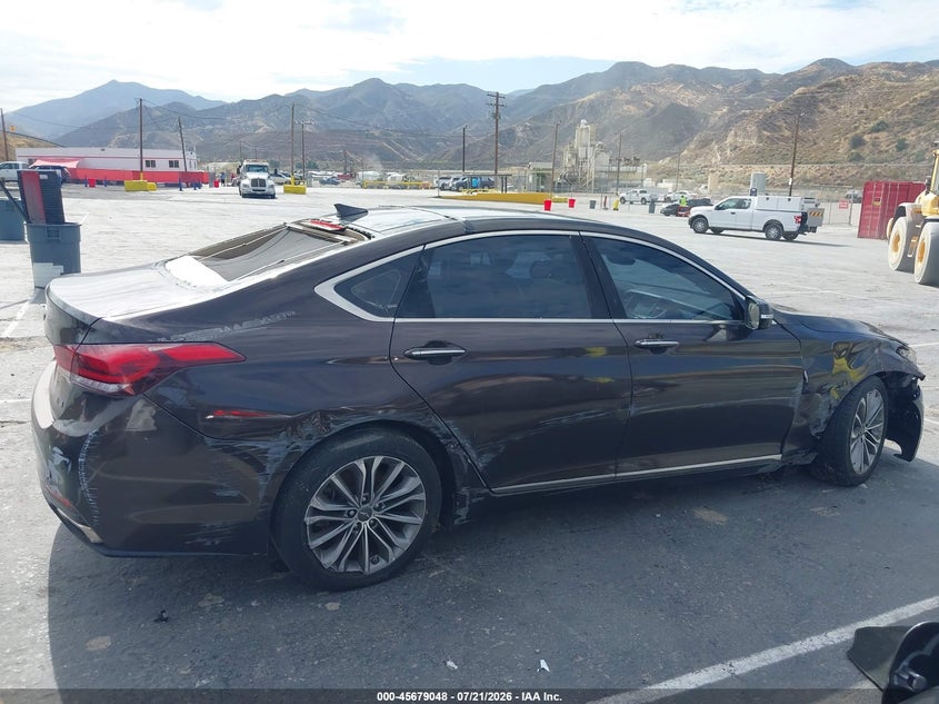 2015 Hyundai Genesis 3.8 VIN: KMHGN4JE0FU047141 Lot: 45679048