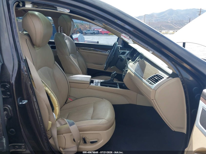 2015 Hyundai Genesis 3.8 VIN: KMHGN4JE0FU047141 Lot: 45679048
