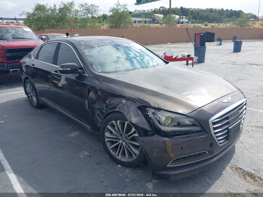 2015 Hyundai Genesis 3.8 VIN: KMHGN4JE0FU047141 Lot: 45679048