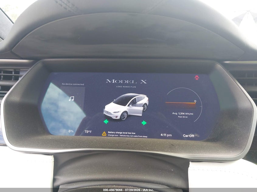 2020 Tesla Model X Long Range Dual Motor All-Wheel Drive/Long Range Plus Dual Motor All-Wheel Drive VIN: 5YJXCDE21LF303155 Lot: 45679066