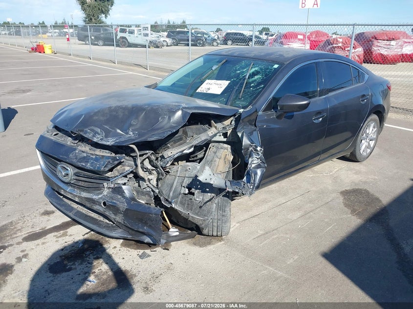 Vin: jm1gj1u58g1479991, lot: 46177696, mazda mazda6 i sport 20162