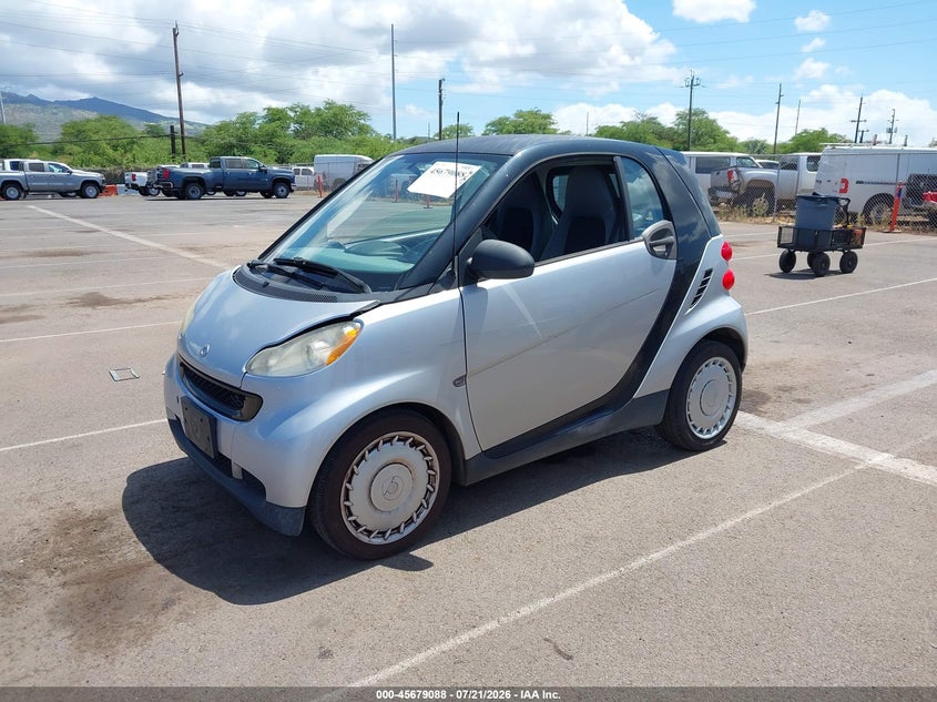 2010 Smart Fortwo Passion/Pure VIN: WMEEJ3BA0AK378014 Lot: 45679088