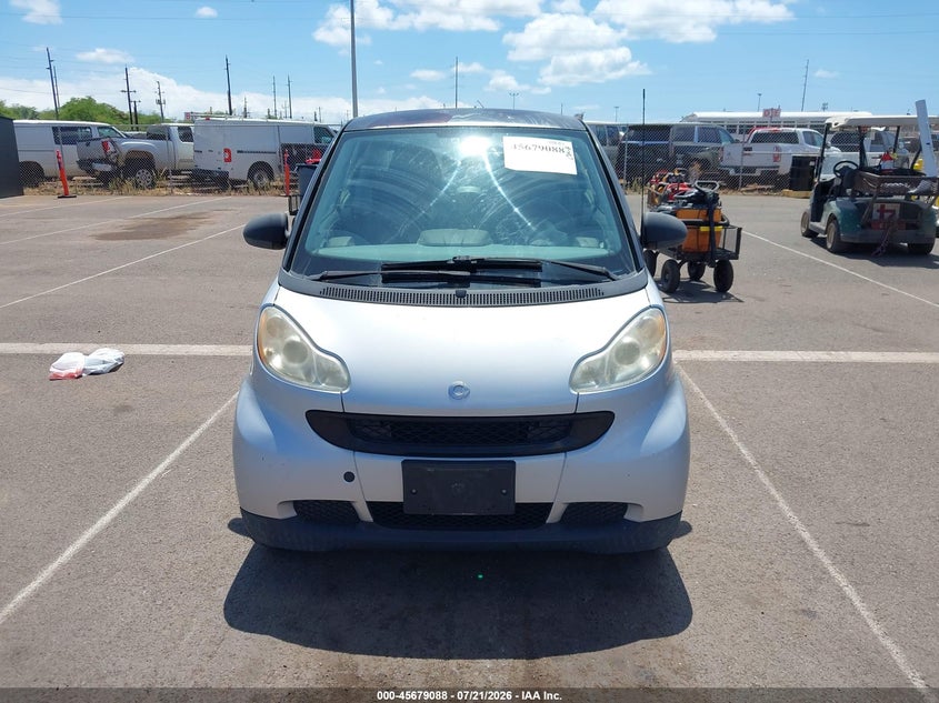 2010 Smart Fortwo Passion/Pure VIN: WMEEJ3BA0AK378014 Lot: 45679088