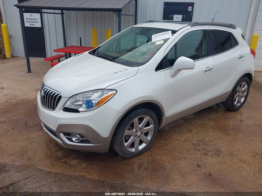 Vin: kl4cjdsb8db195477, lot: 46177702, buick encore premium 20132