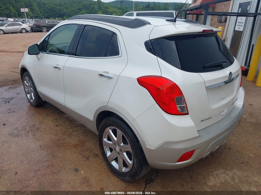 Vin: kl4cjdsb8db195477, lot: 46177702, buick encore premium 20133