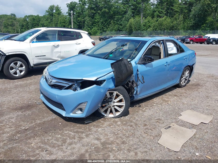 2012 Toyota Camry, Front & Rear, IAAI, VIN 4T4BF1FK9CR158289 — photo 2