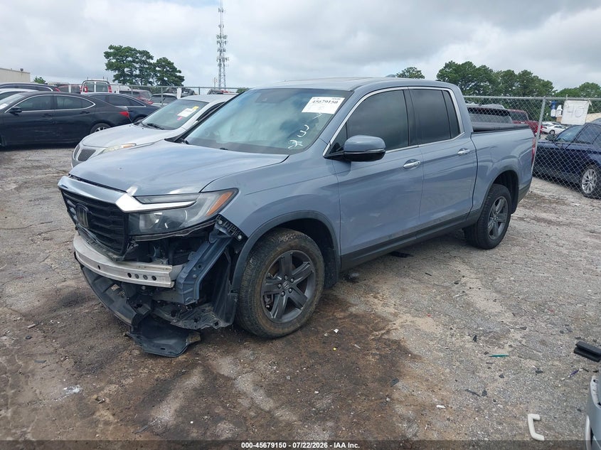 Vin: 5fpyk3f73nb031732, lot: 46177759, honda ridgeline rtl-e 20222