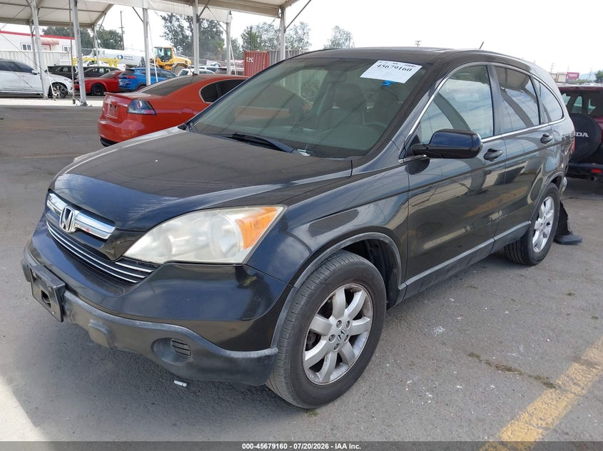 2007 Honda CR-V, Лівий зад, IAAI, VIN JHLRE48767C094172 — фото 2