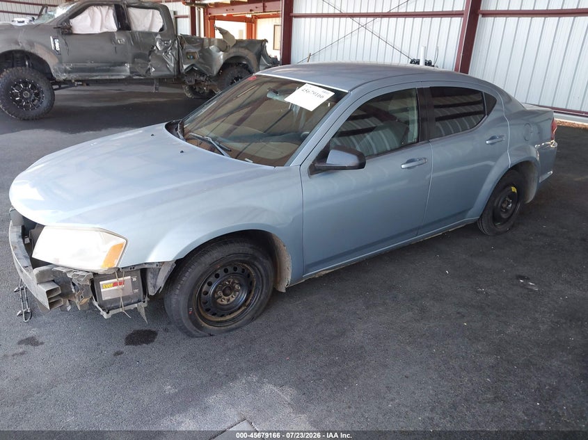 Vin: 1c3cdzab6dn558759, lot: 46177775, dodge avenger se 20132