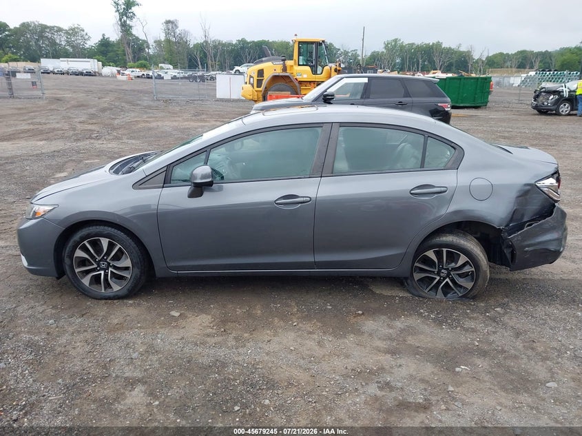 2013 Honda Civic Ex-L VIN: 19XFB2F91DE265142 Lot: 45679245