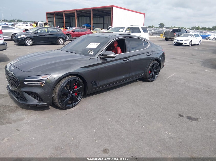 2023 Genesis G70 3.3T Awd VIN: KMTG54TEXPU116101 Lot: 45679265