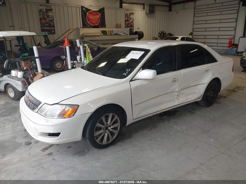 2001 Toyota Avalon, Обычный износ, IAAI, VIN 4T1BF28B81U157189 — фото 2