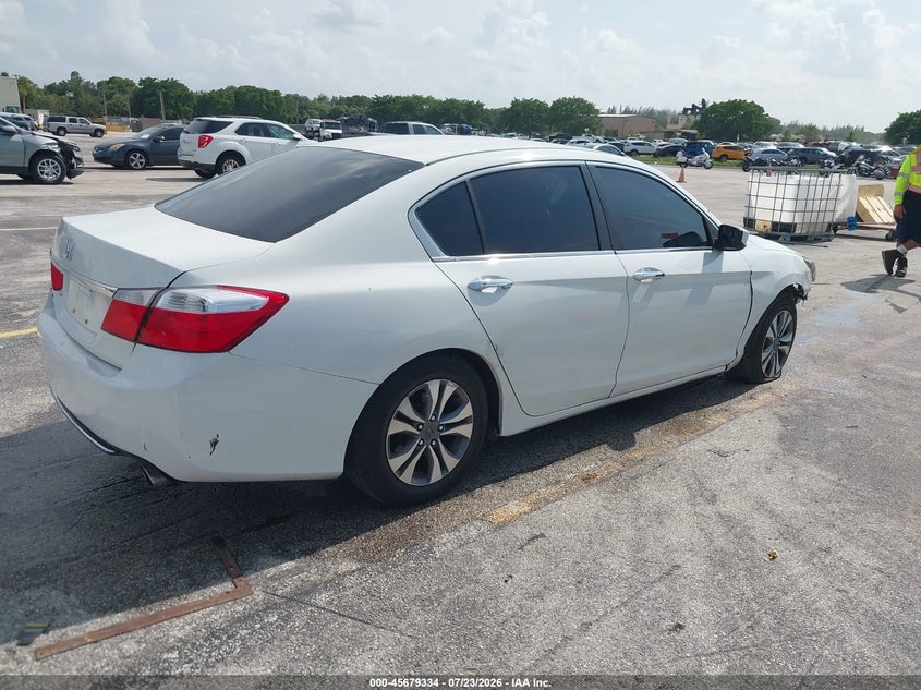 2014 HONDA ACCORD SEDAN 2.4L I4 FI DOHC 16V NF4