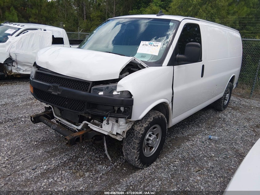 Vin: 1gcwgafp3m1252549, lot: 46177978, chevrolet express cargo rwd 2500 regular wheelbase wt 20212