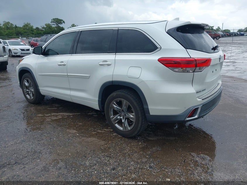 TOYOTA HIGHLANDER 2018 VIN 5TDYZRFHXJS265923