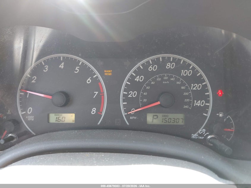 2009 Toyota Corolla Le VIN: JTDBL40E19J049136 Lot: 45679383