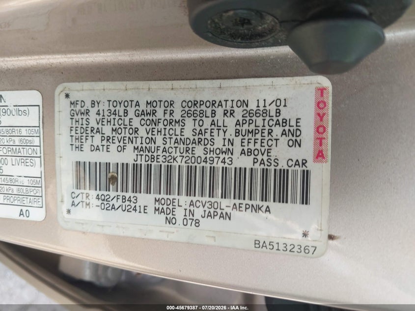AtlanticExpress - Toyota Camry
