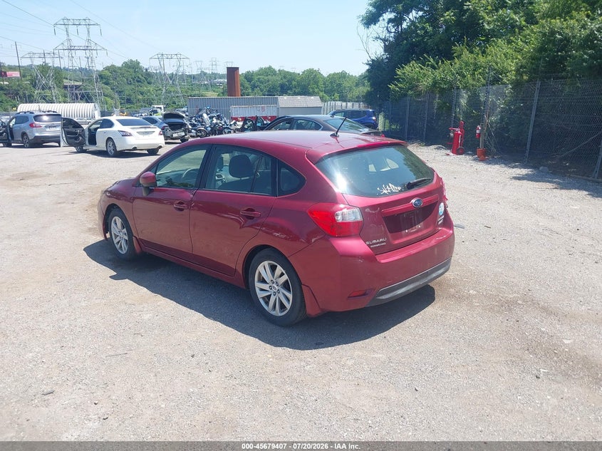 Vin: jf1gpac64f8205367, lot: 46178016, subaru impreza 2.0i premium 20153