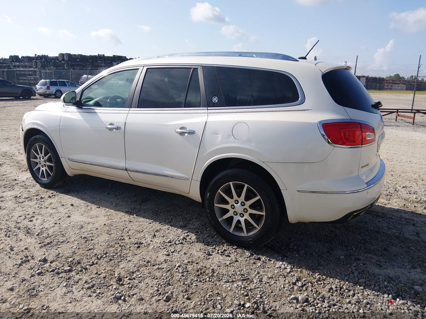 Vin: 5gakrckd6dj150938, lot: 46178024, buick enclave leather 20133