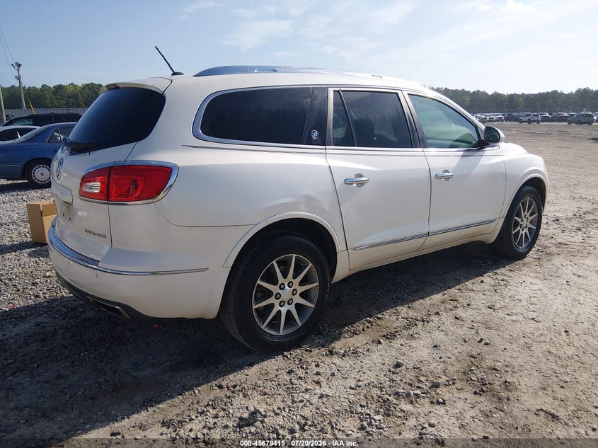 Vin: 5gakrckd6dj150938, lot: 46178024, buick enclave leather 20134