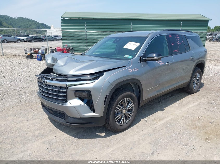 2026 Chevrolet Traverse Awd Lt, Right Front, IAAI, VIN 1GNEVGKS3TJ160622 — photo 2