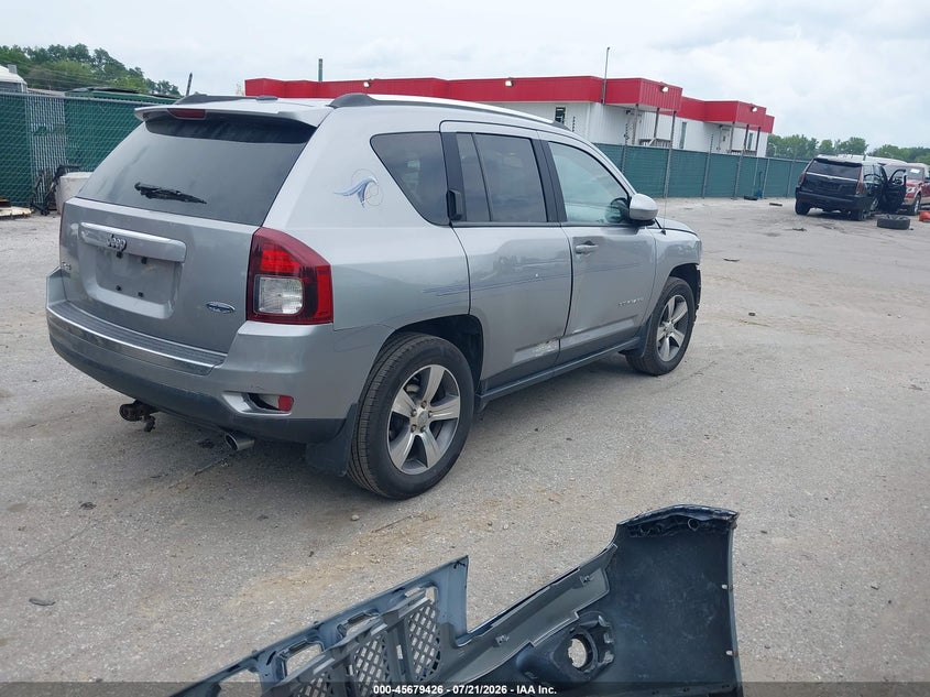 Vin: 1c4njdeb6gd709197, lot: 46178035, jeep compass high altitude edition 20164