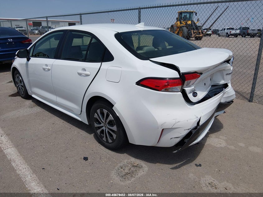 Vin: 00jtdeamdexnj0536, lot: 46178062, toyota corolla hybrid le 20223