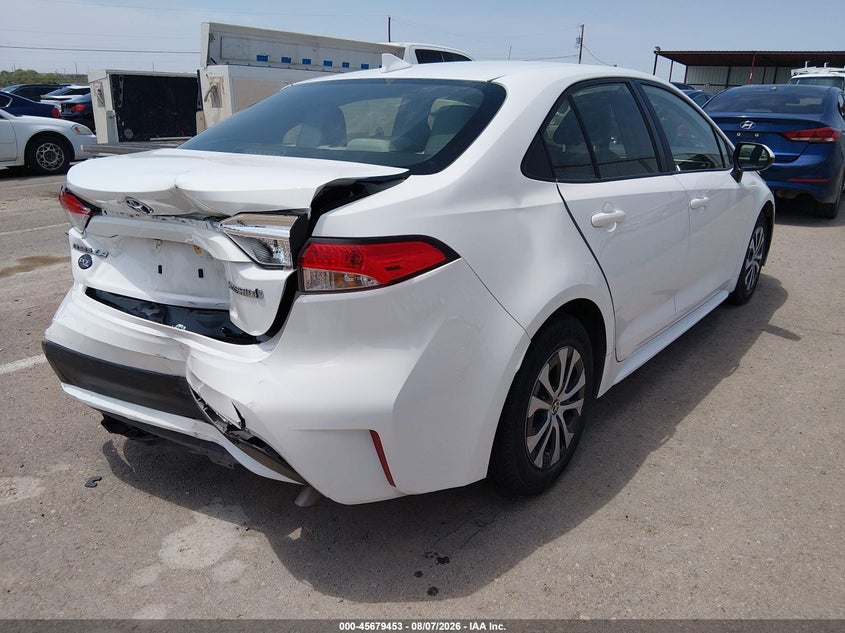 Vin: 00jtdeamdexnj0536, lot: 46178062, toyota corolla hybrid le 20224