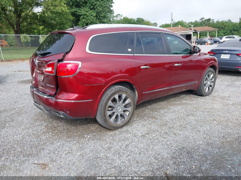 Vin: 5gakrbkd1hj119094, lot: 46178067, buick enclave leather 20174