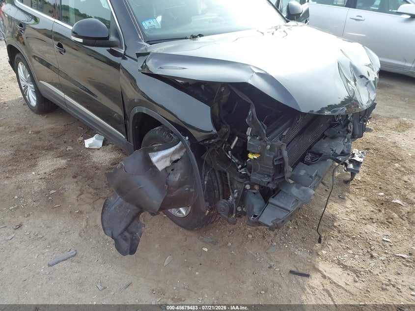 2014 Volkswagen Tiguan Sel VIN: WVGBV3AX9EW562762 Lot: 45679483