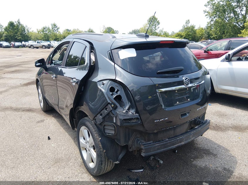 Vin: kl4cjasb0gb746410, lot: 46178104, buick encore 20163