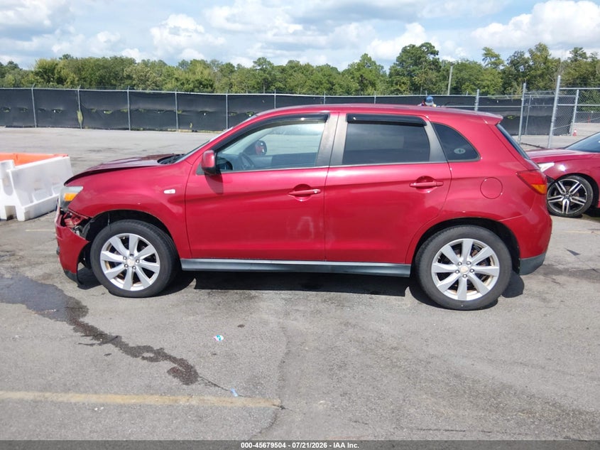 2014 Mitsubishi Outlander Sport Es VIN: 4A4AP3AU8EE016534 Lot: 45679504