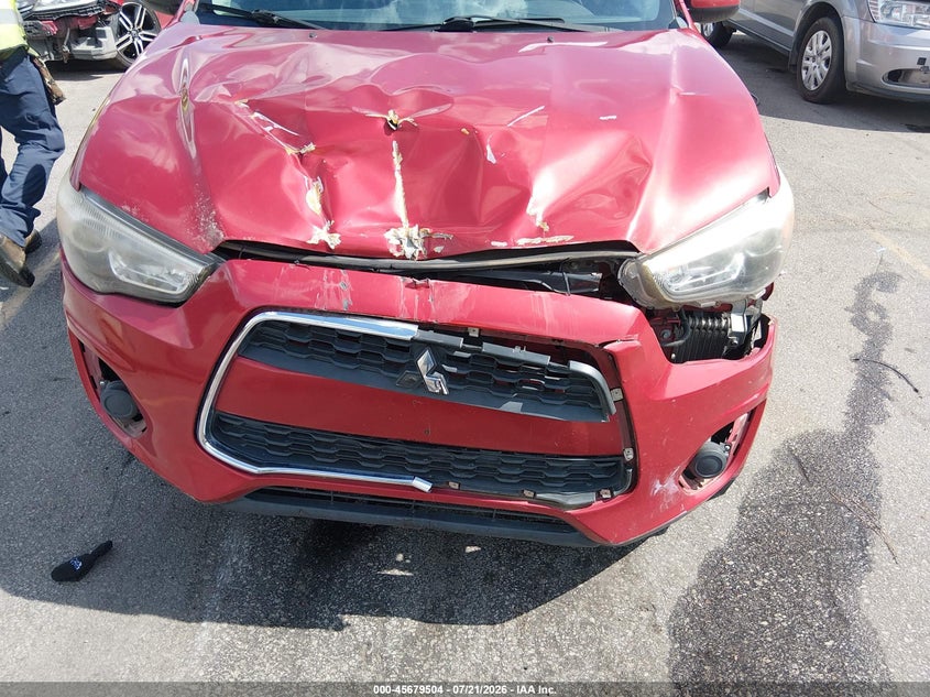 2014 Mitsubishi Outlander Sport Es VIN: 4A4AP3AU8EE016534 Lot: 45679504